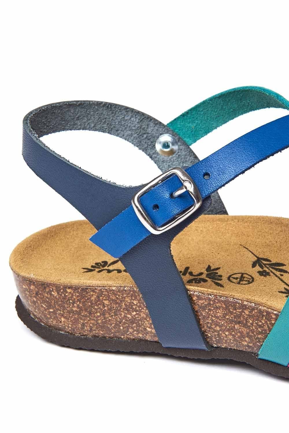 Moshulu Moshulu Women's 'Ginger Ale' Strappy Cork Footbed Sandals - 4