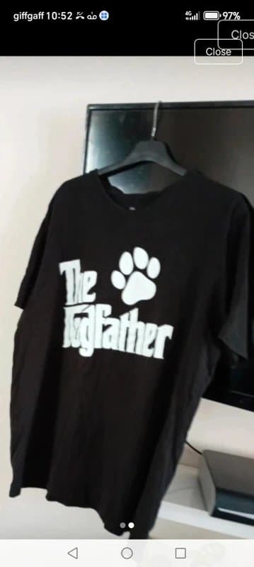 The Unbranded Brand Men's the dog father snoop dog black tshirt 3xl xxxl