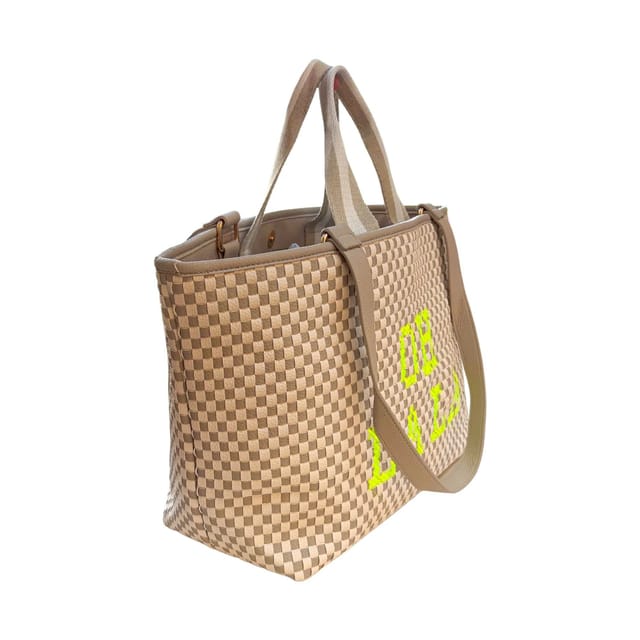 Lilly Loves Lilly Loves Women's Oh La La Neon Summer Grey Bag in Light Grey - 2