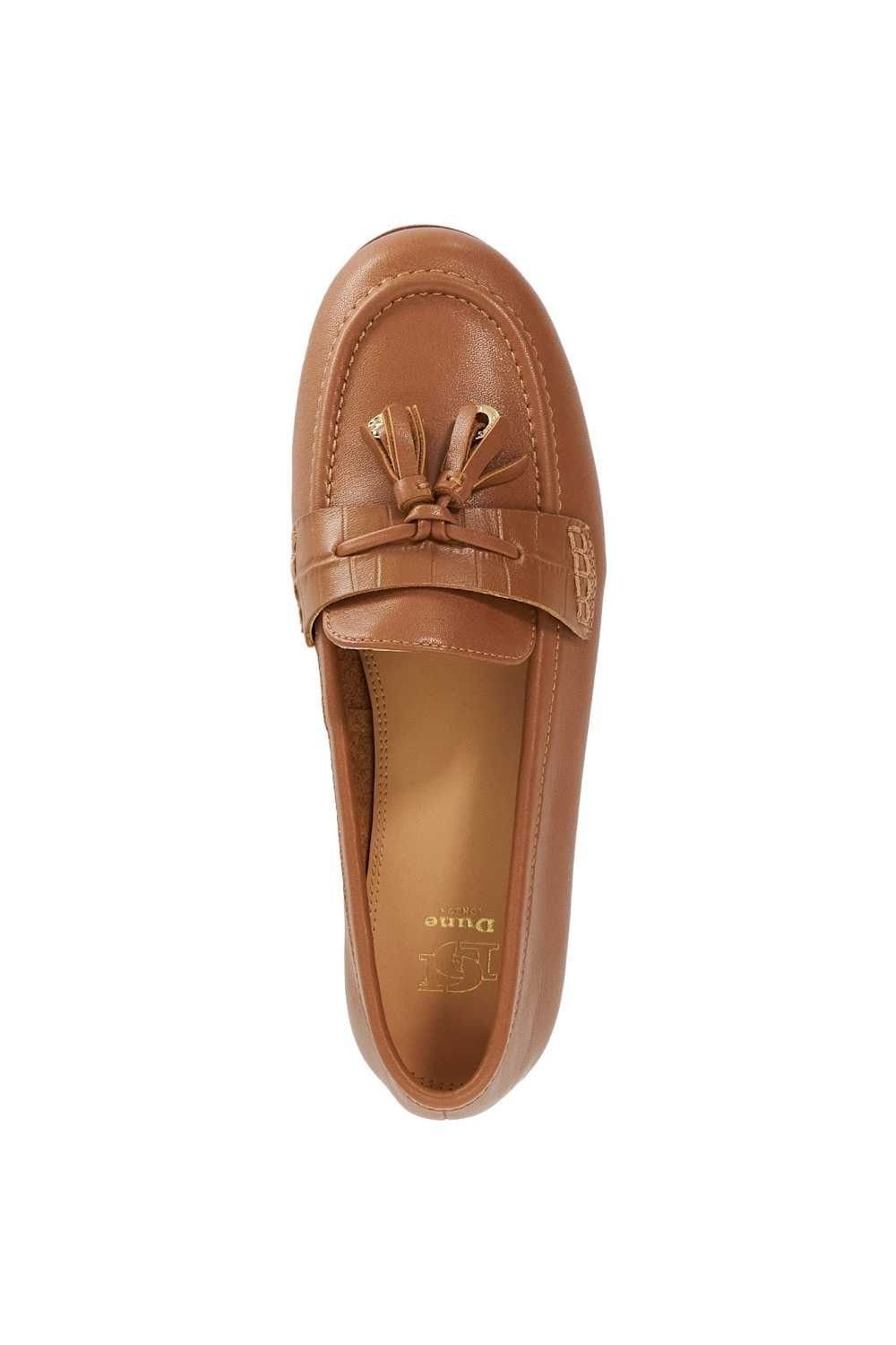 Dune London Dune London Women's 'Giavonni' Leather Loafers in Brown - 4