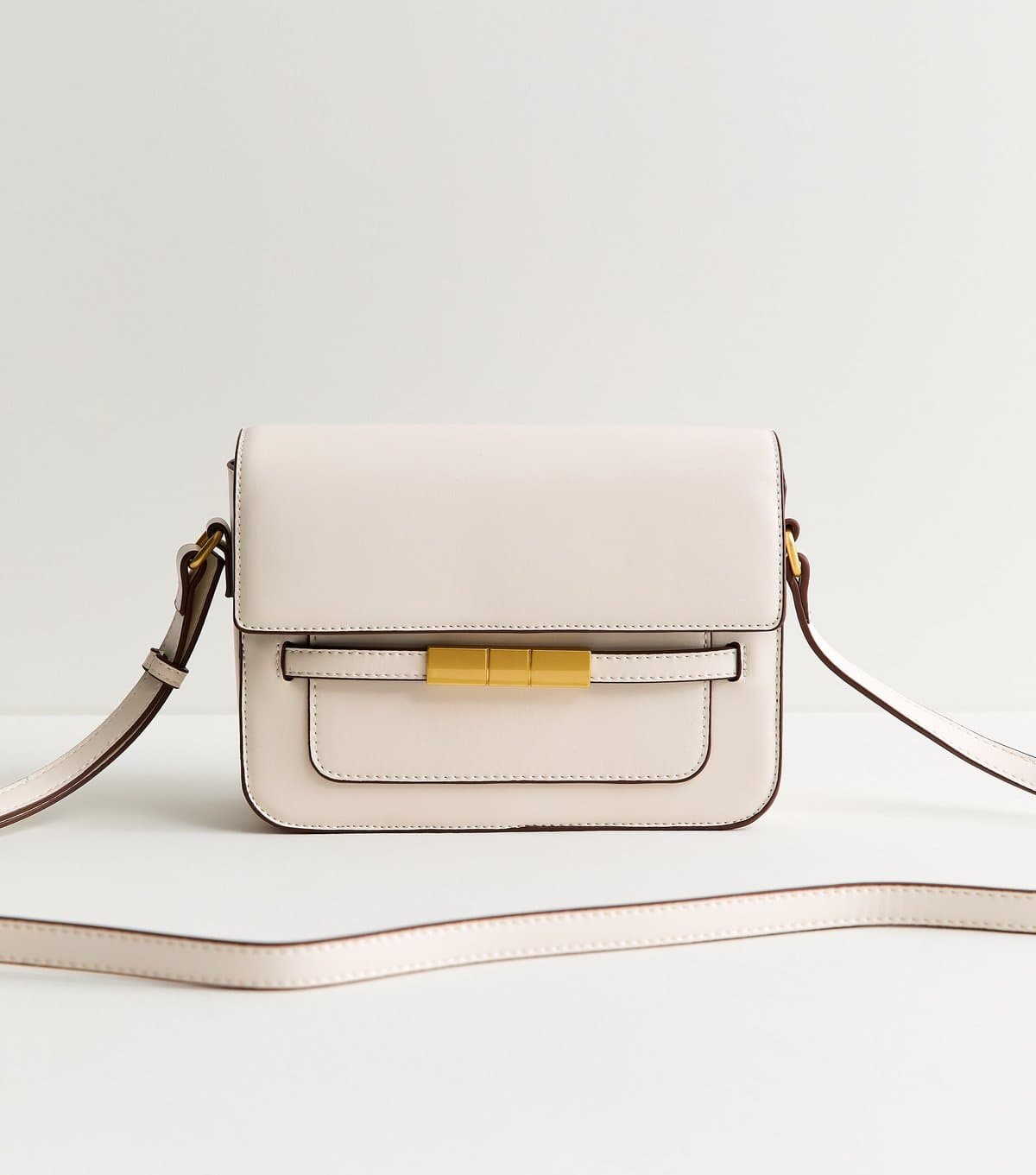 New Look New Look White Belted Crossbody Bag Vegan
