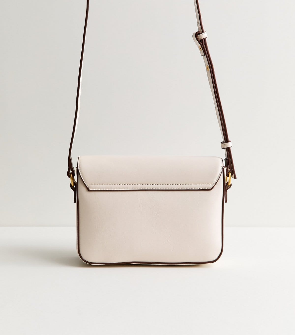 New Look White Belted Crossbody Bag Vegan New Look - 4