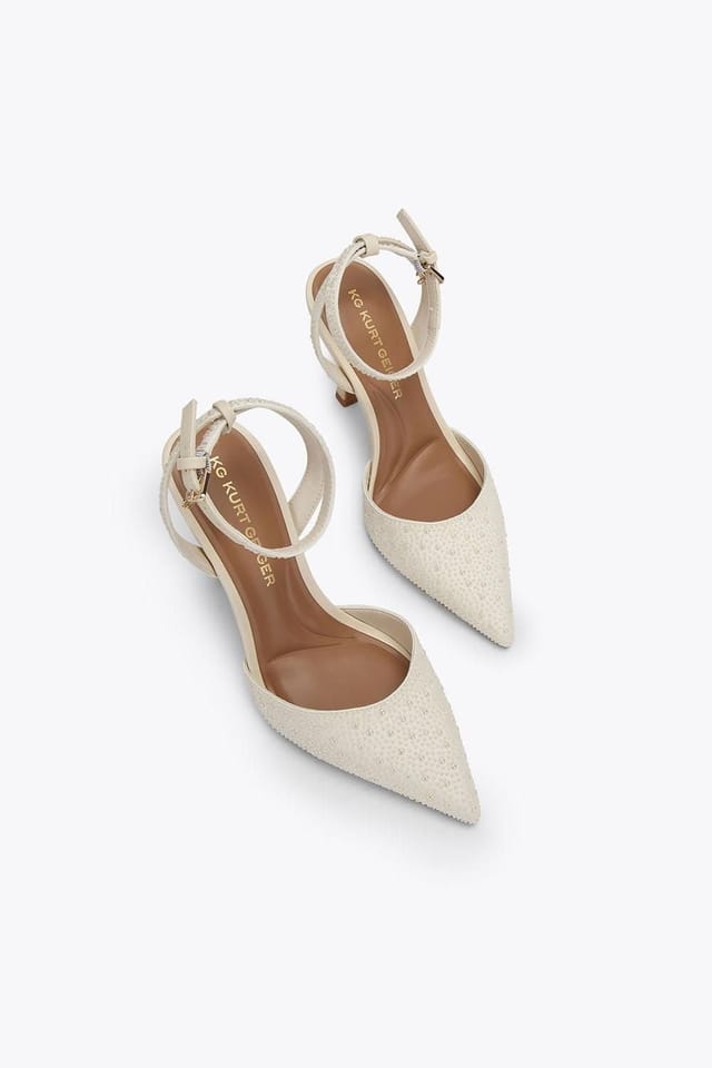 KG Kurt Geiger KG Kurt Geiger Women's 'Sugar Pearl' Heels in Cream - 2