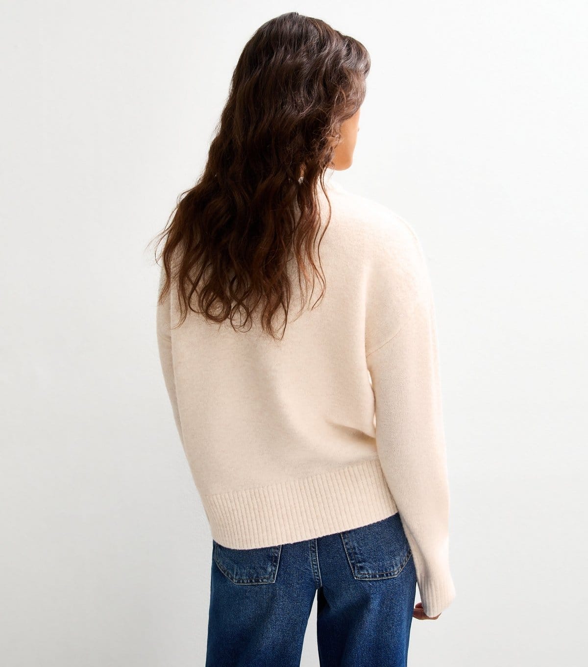 New Look Women's Cream Crew Neck Jumper New Look - 4