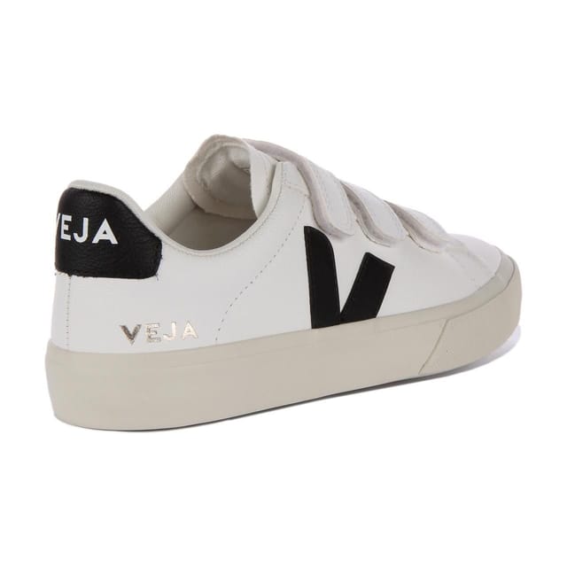 Veja Veja Men's 'Recife Chromfre' Leather Trainers in White - 3