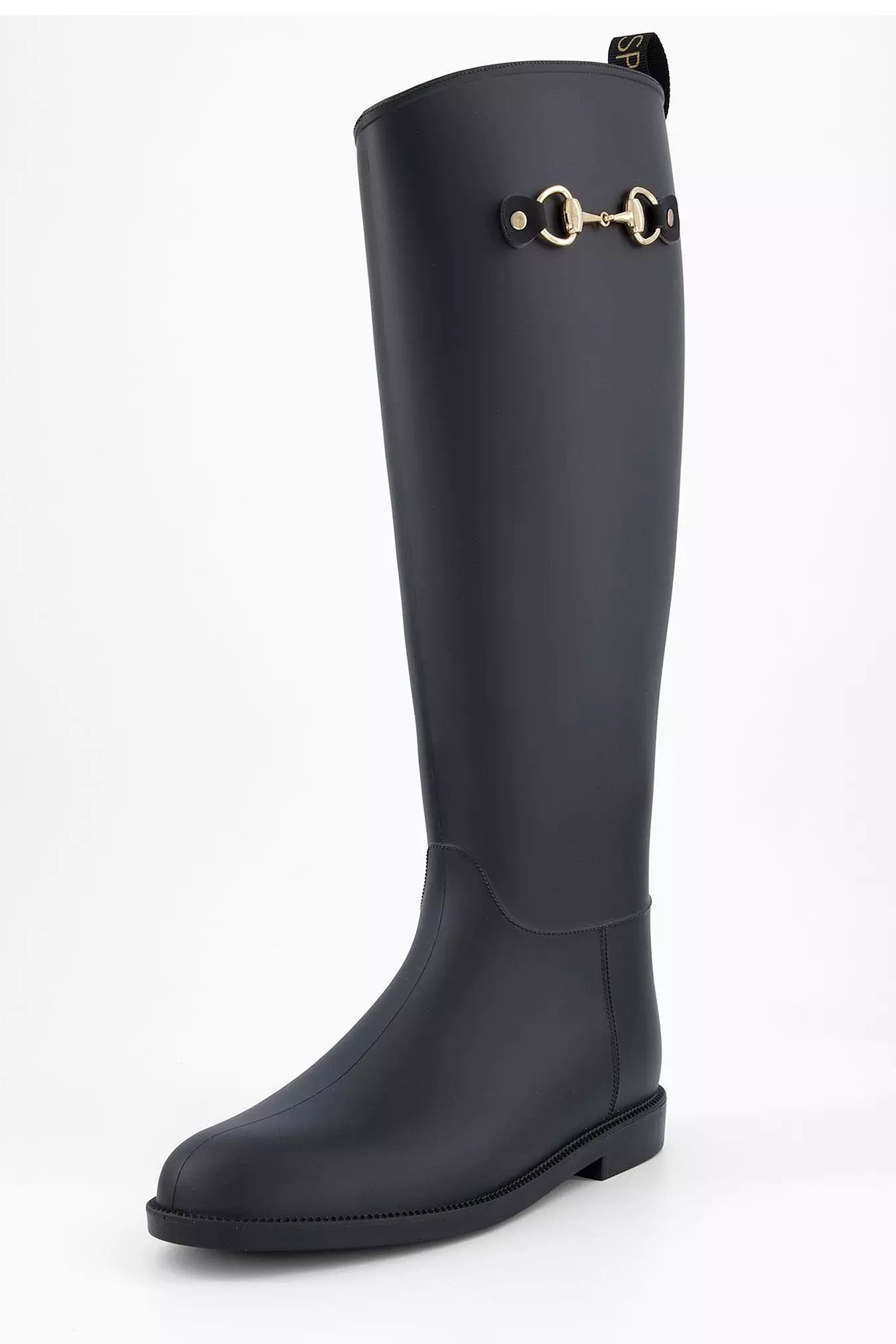Elle Sport Elle Sport Women's Equestrian Style Waterproof Riding Wellington Boots in Black - 2