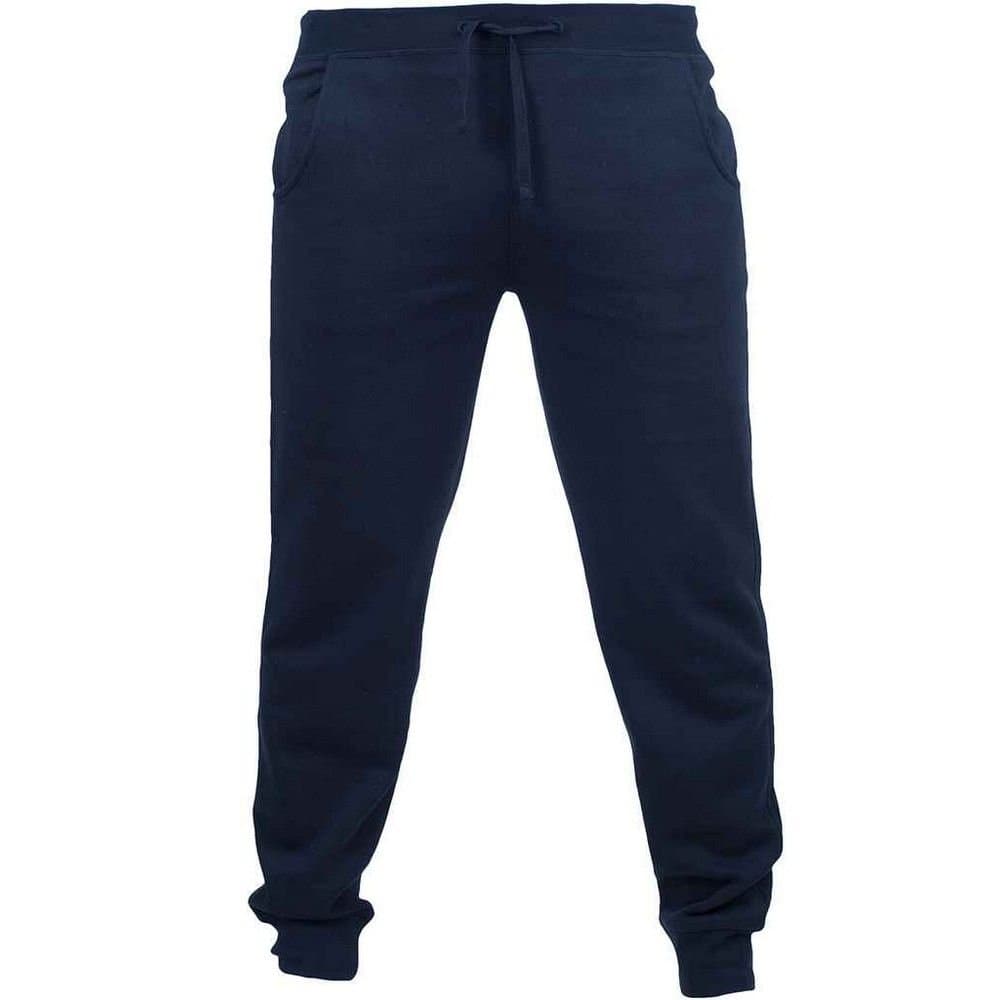 SF Men SF Men Men's Cuffed Slim Jogging Bottoms in Navy