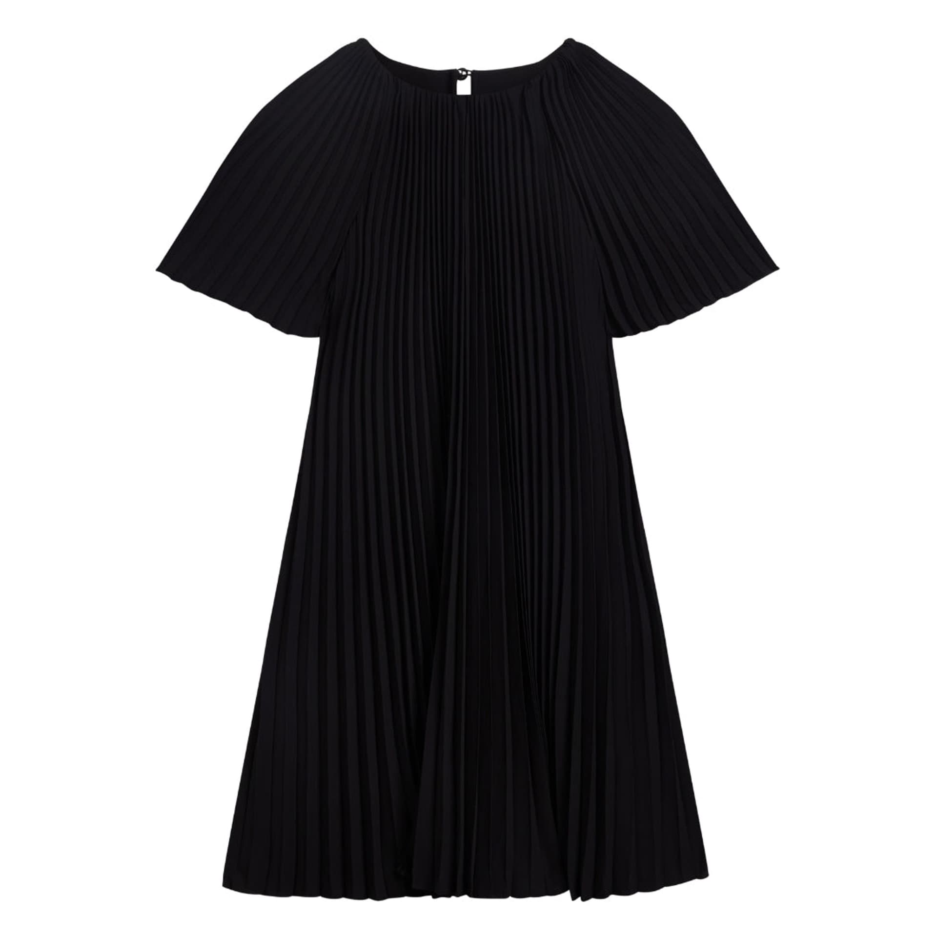 Ted Baker Ted Baker Women's Convala Short Sleeve Round Neck Regular Fit Mini Dress in Black