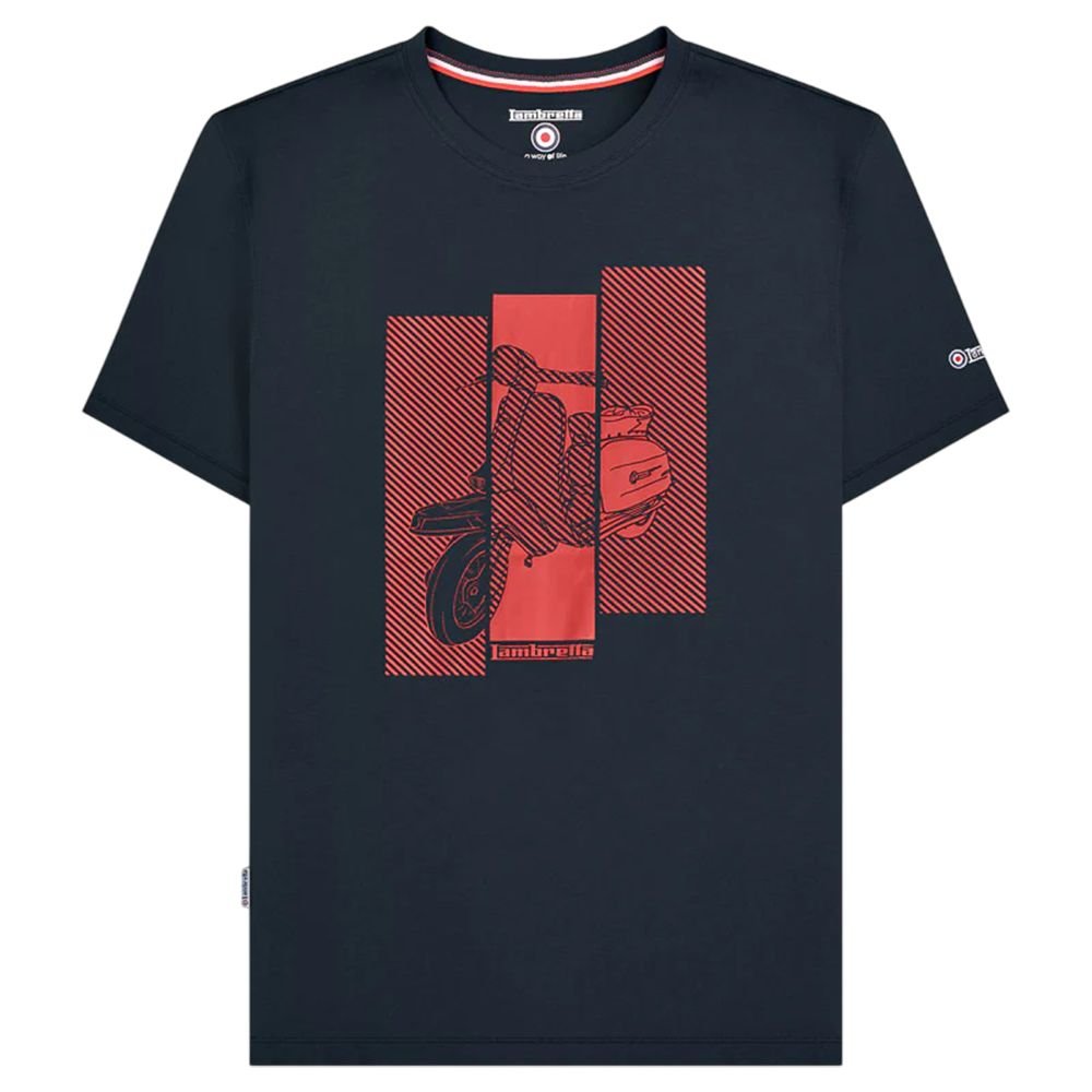 Lambretta Lambretta Men's Scooter T-Shirt in Navy - 2