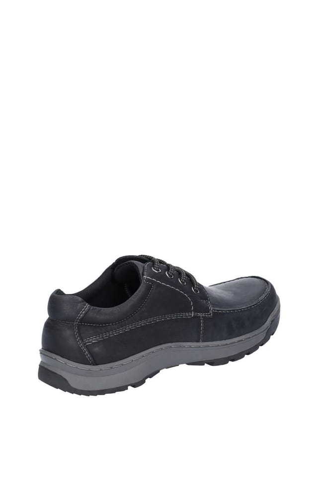Hush Puppies Hush Puppies Men's 'Tucker Lace' Nubuck Leather Lace Shoes in Black - 2