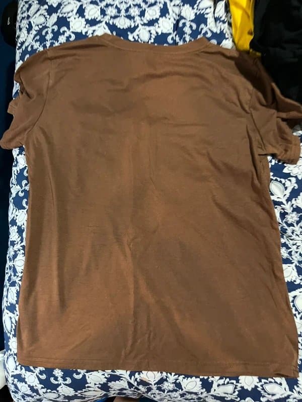 Romwe Brown New York top