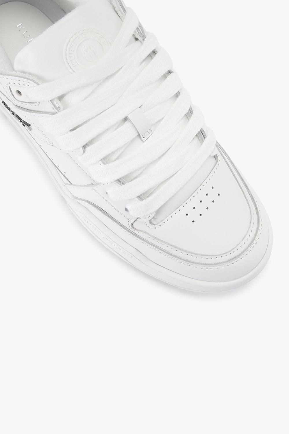 Kurt Geiger London Kurt Geiger London Men's 'Kingsland Sneaker' Leather Trainers in White - 4