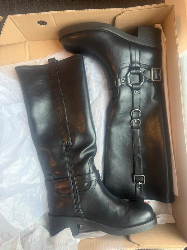 ASOS Brand new black leather boots