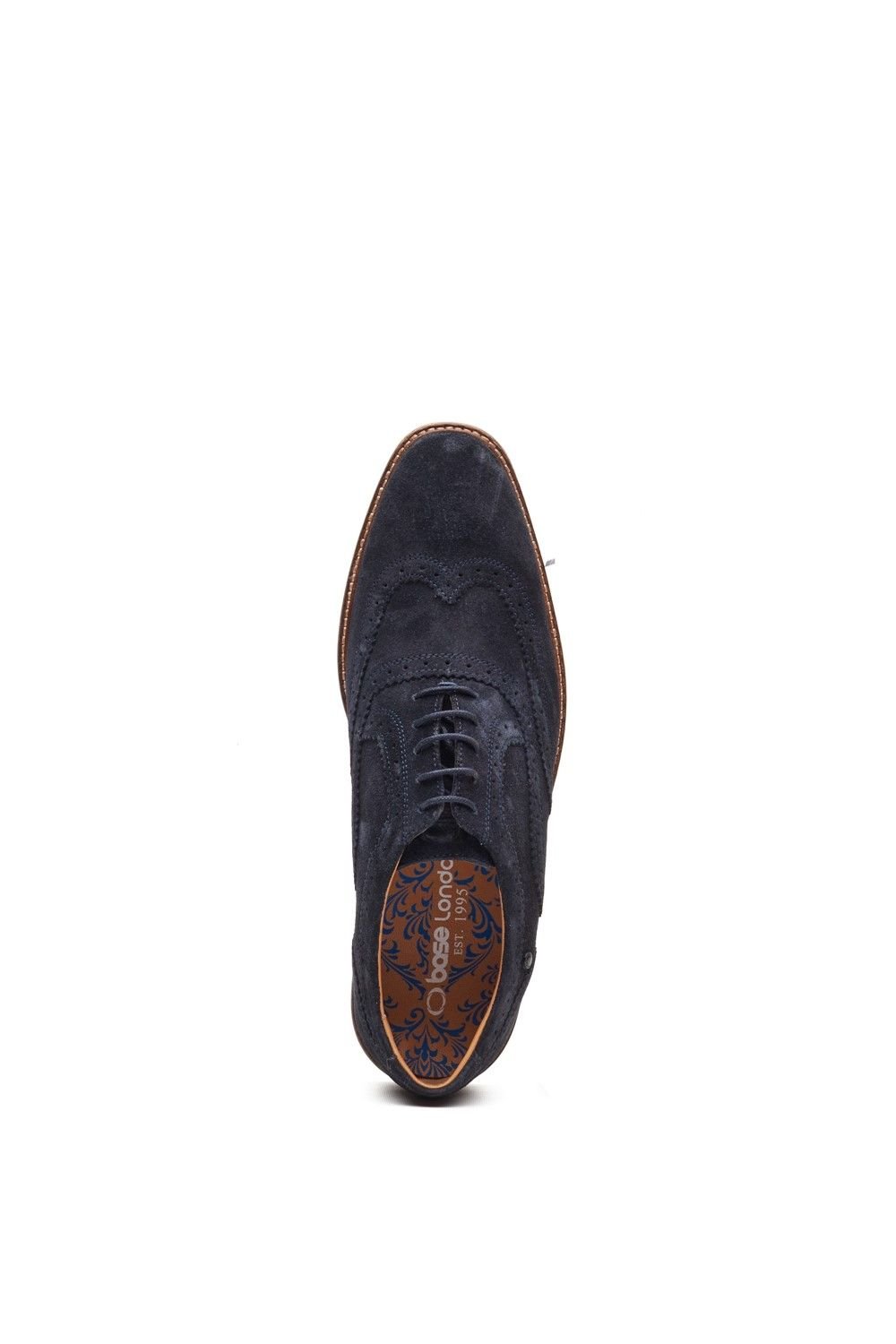 Base London Base London Men's Clarence Brougue Shoe in Navy - 4