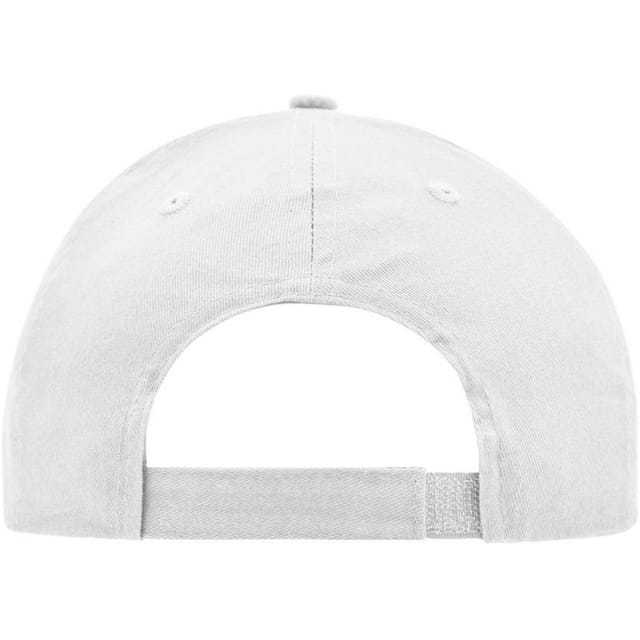 Myrtle Beach Myrtle Beach Men's Brushed Lightweight Sandwich Peak Cap in White - 2