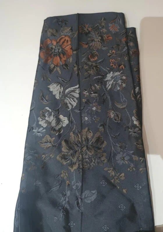 Vestry The Vestry Women's Formal Trousers UK 10 Charcoal Grey Jacquard Waist Occasion