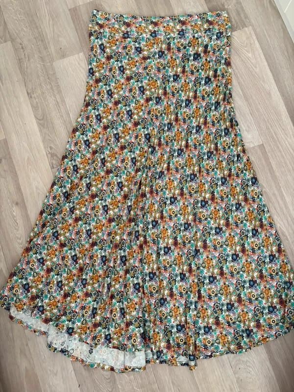 Mistral Mistral Floral Maxi Skirt UK 12 Boho Cottagecore Festival A-Line Vintage Style
