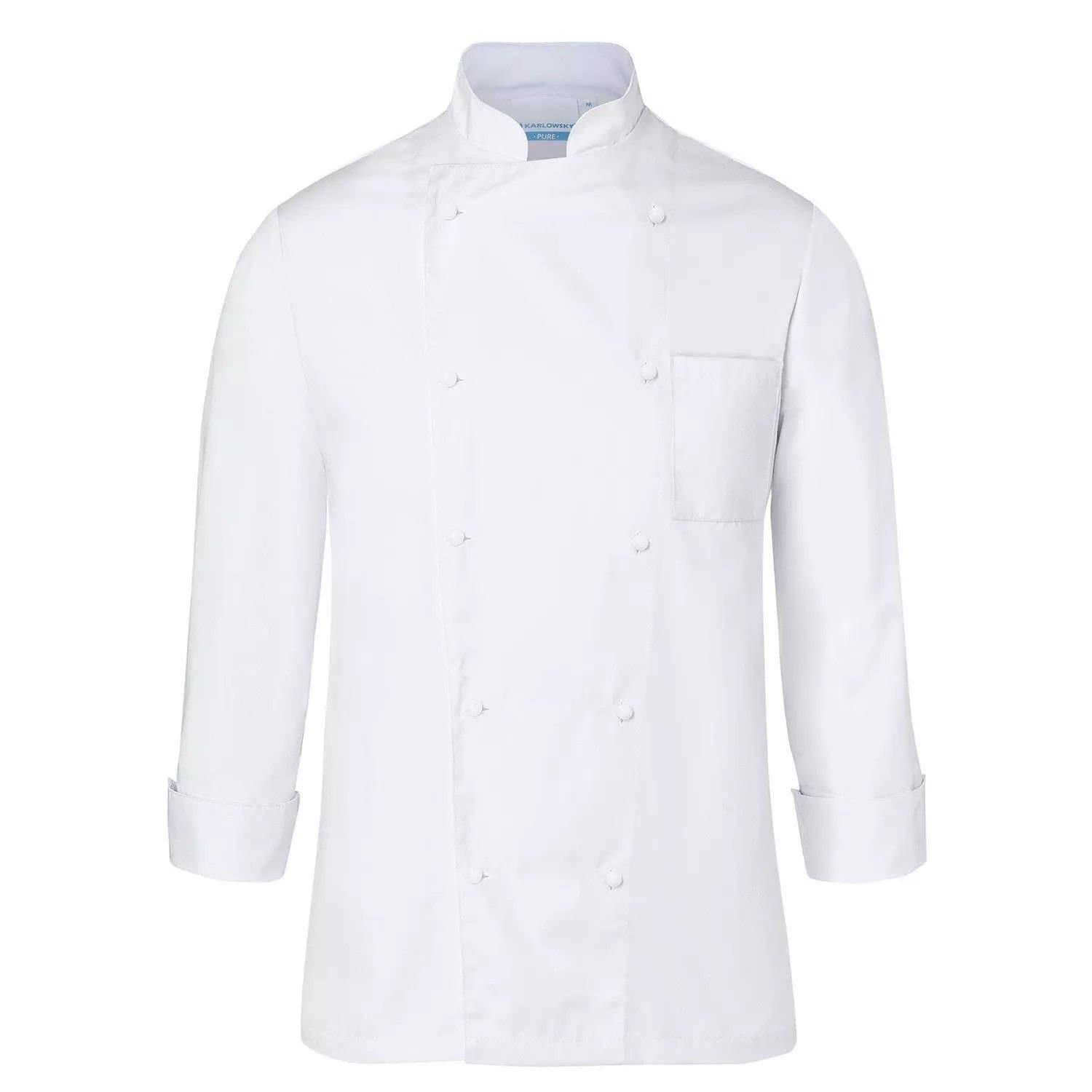 Karlowsky Karlowsky Men's Basic Chef Jacket in White