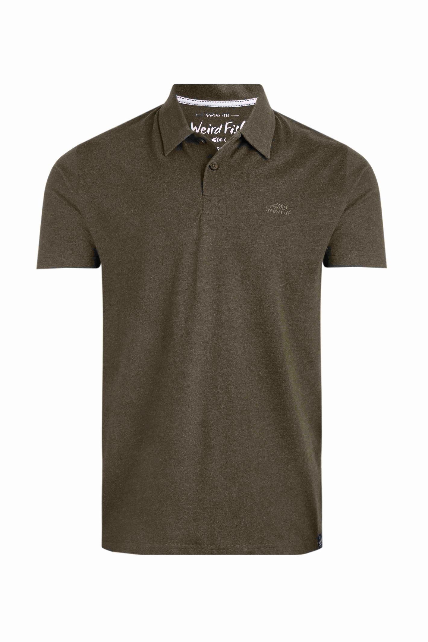 Weird Fish Weird Fish Men's Jetstream Polo Shirt in Olive - 2