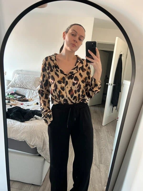 Never Fully Dressed Never fully dressed leopard print shirt