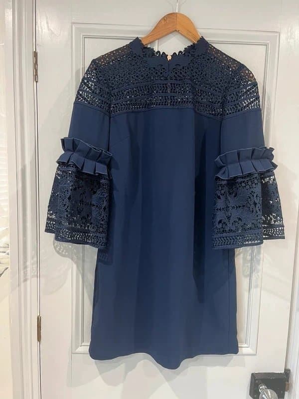 Ted Baker Ted Baker Navy Blue Summer Dress