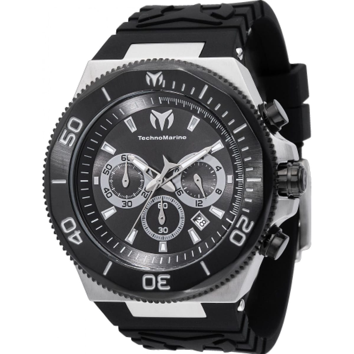 TechnoMarine TechnoMarine Men's TM-224014 Manta 49mm Quartz Watch in Black - 1