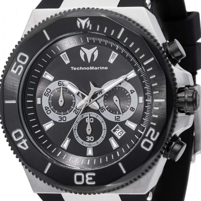 TechnoMarine TechnoMarine Men's TM-224014 Manta 49mm Quartz Watch in Black - 2