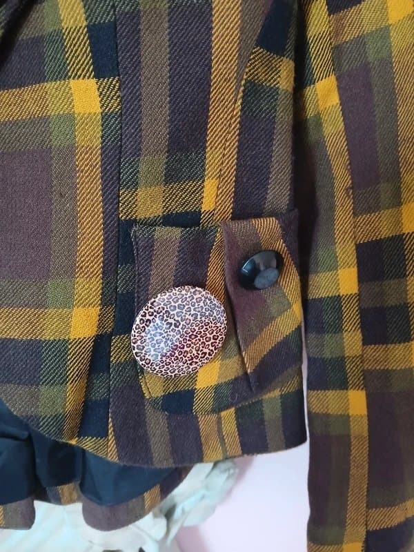 Topshop Stunning quirky punk/orb customised blazer 8
