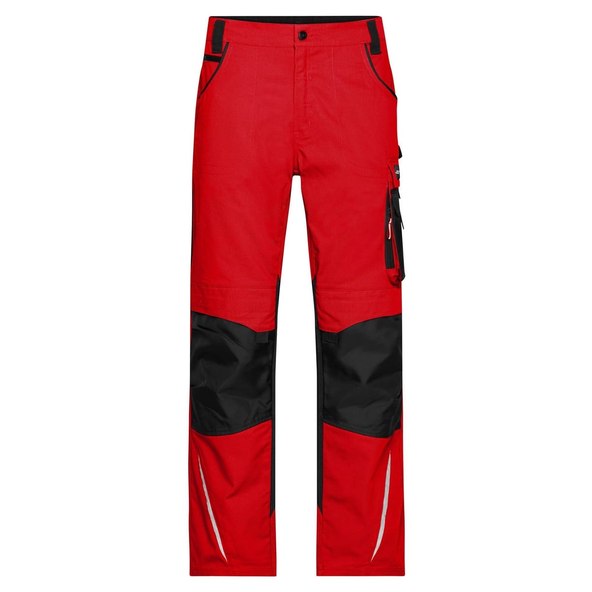 James and Nicholson James and Nicholson Men's Work Trousers in Red - 1