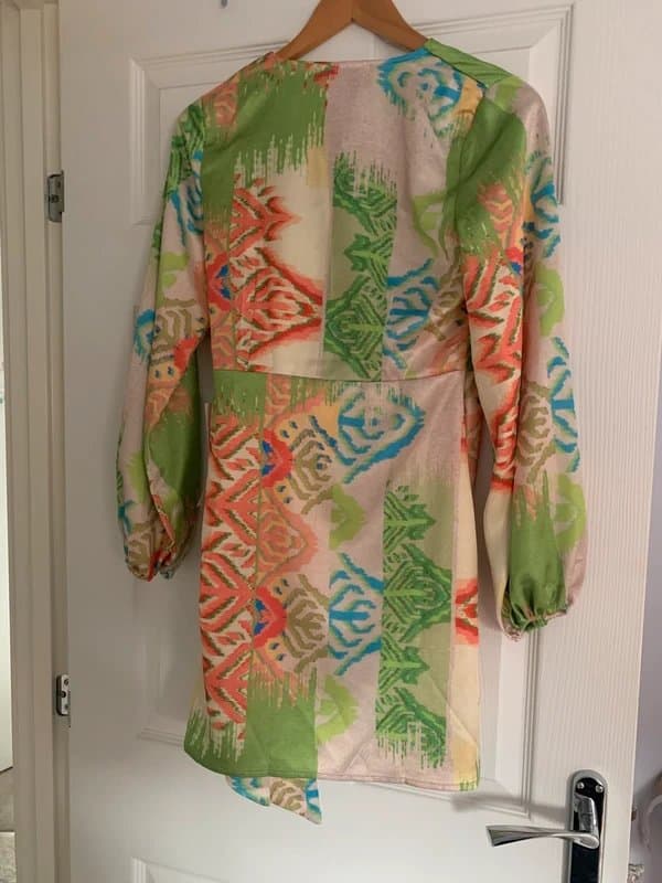 Never Fully Dressed Never Fully Dressed Wrap Mini Dress