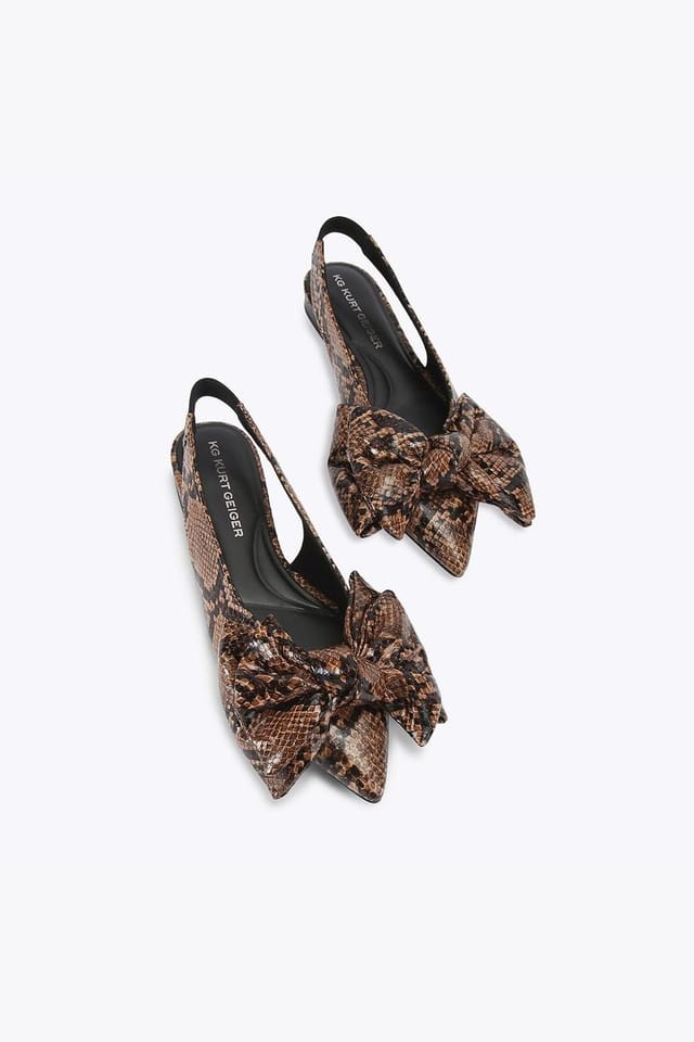 KG Kurt Geiger KG Kurt Geiger Women's 'Sophia Flat' Flats in Brown - 2