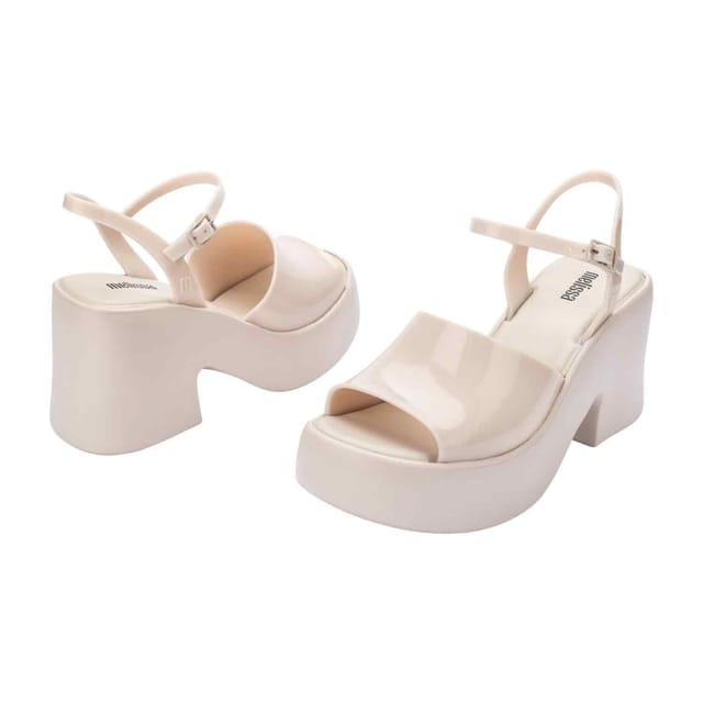 Melissa Shoes Melissa Shoes Women's Lina Jelly Platform Heels in Beige - 2