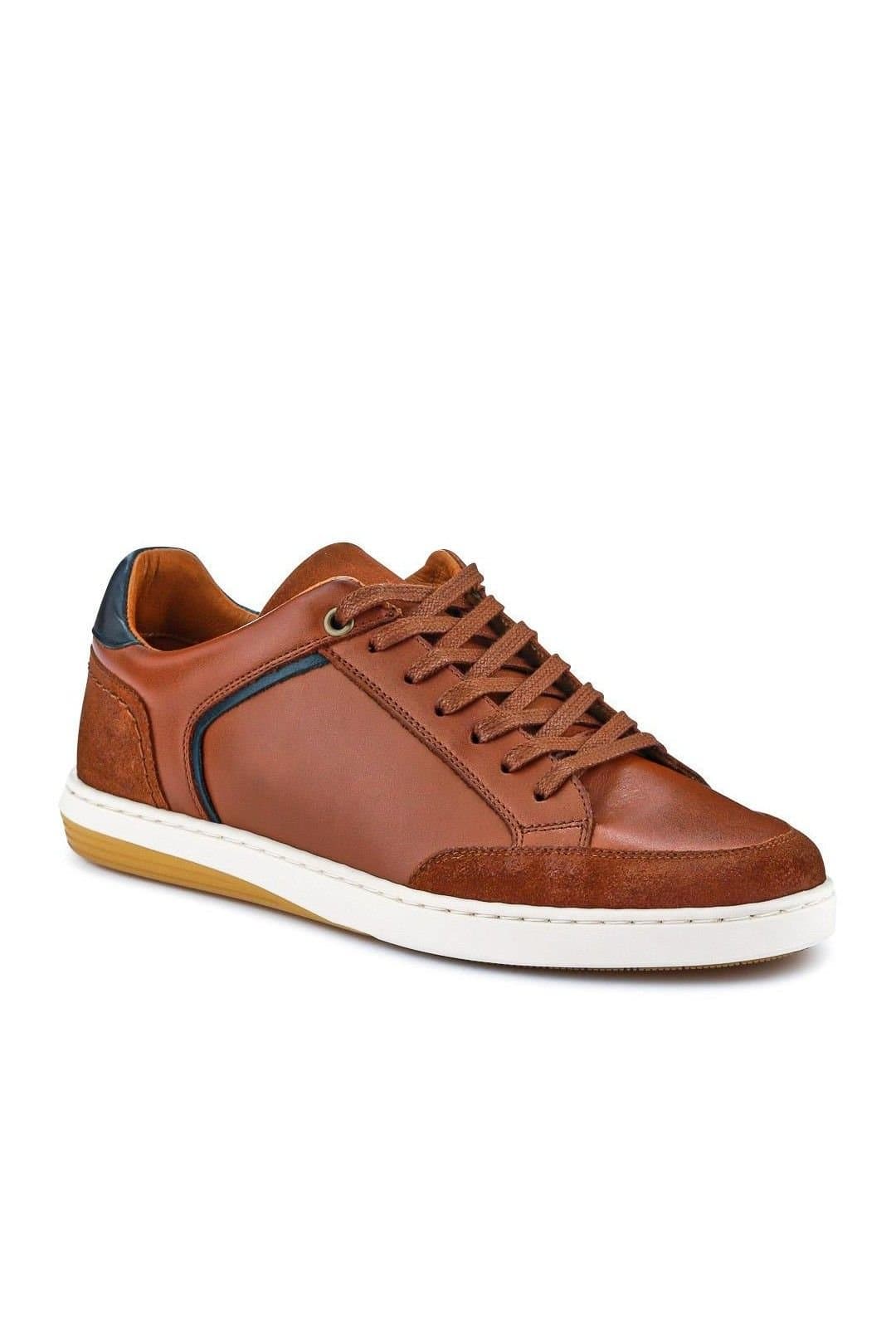 Jones Bootmaker Jones Bootmaker Men's San Diego Leather Trainers In Tan
