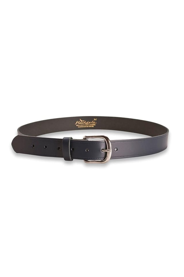 Hawkdale Hawkdale Men's 1.25" Genuine Leather Belt in Navy - 3
