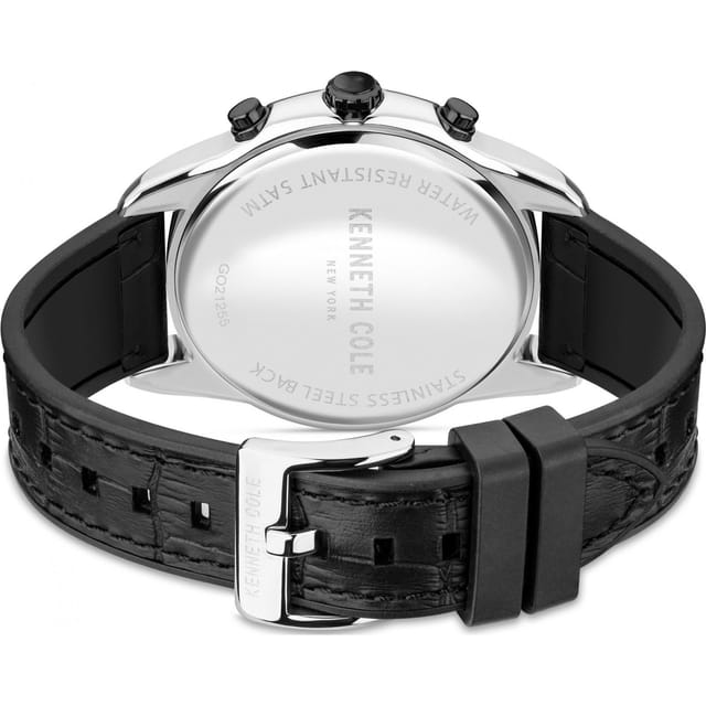 Kenneth Cole Kenneth Cole Men's KCWGO2125504 Classic 44mm Quartz Watch in Black - 2