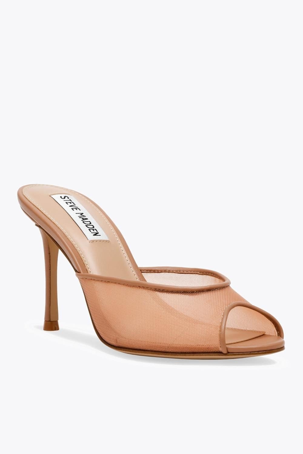 Steve Madden STEVE MADDEN Women's 'Rollout Tan Mesh' Heels - 4
