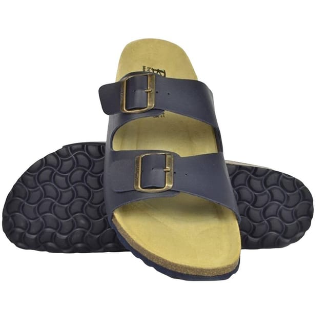 Biox Biox Men's Aston Sano Sliders in Navy - 3