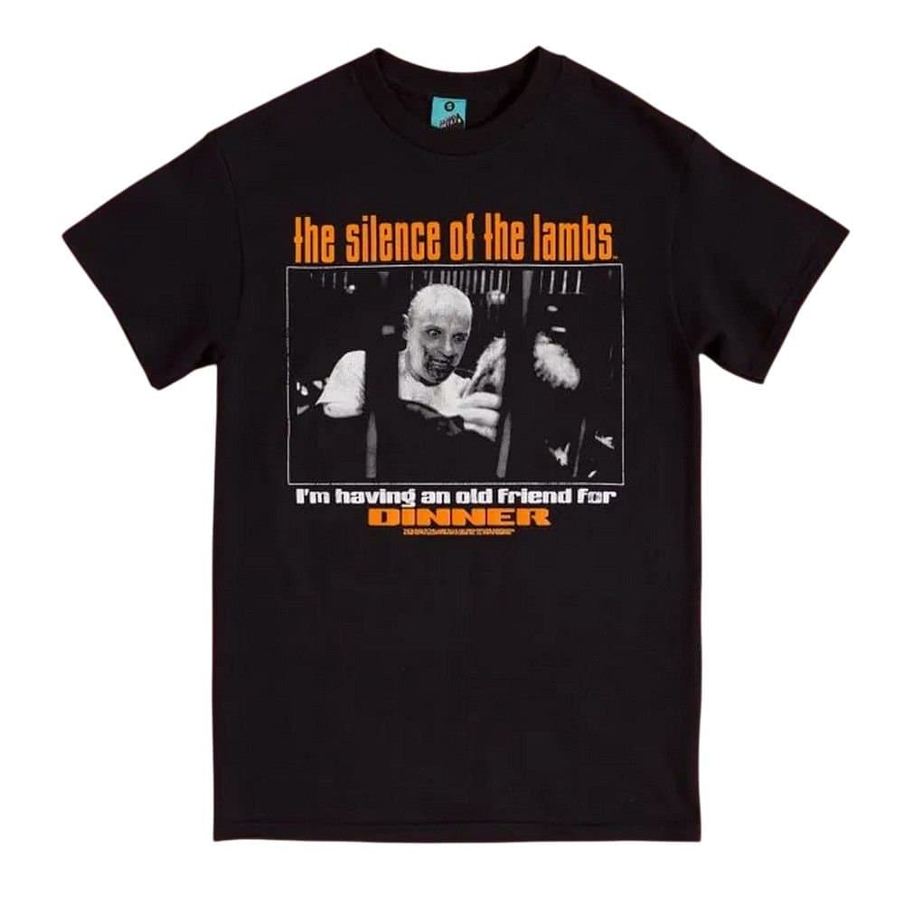 The Silence Of The Lambs The Silence Of The Lambs Men's I´m Having An Old Friend For Dinner T-Shirt in Black