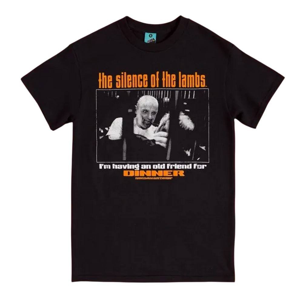 The Silence Of The Lambs The Silence Of The Lambs Men's I´m Having An Old Friend For Dinner T-Shirt in Black - 3