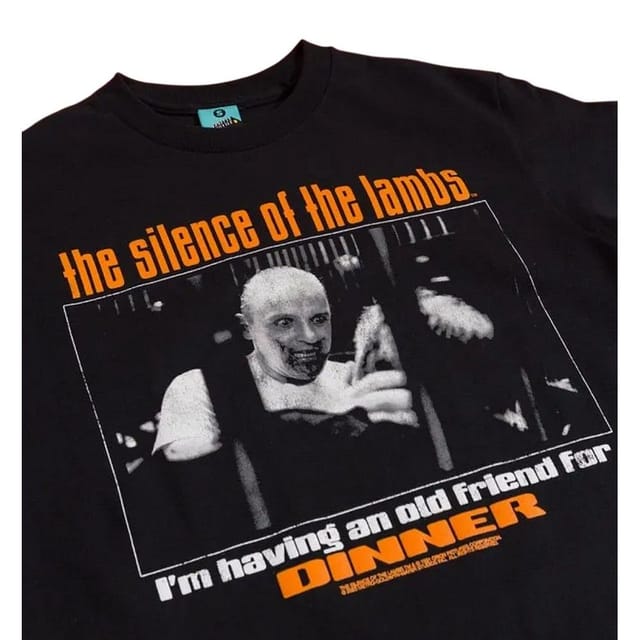 The Silence Of The Lambs The Silence Of The Lambs Men's I´m Having An Old Friend For Dinner T-Shirt in Black - 3