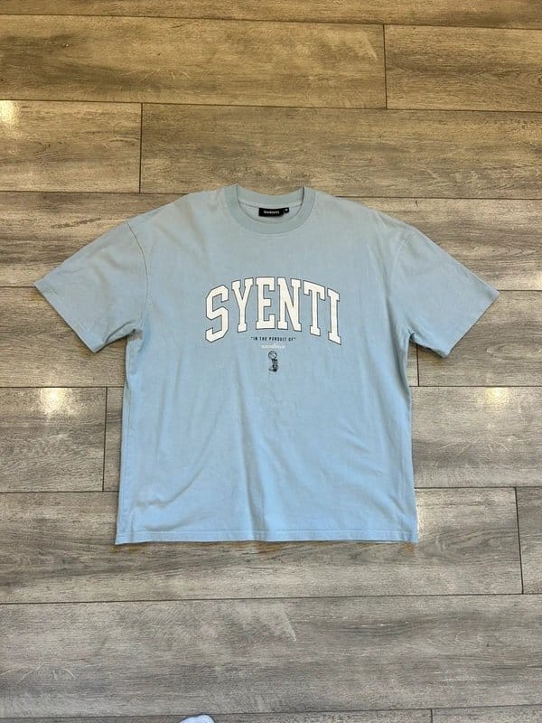 Syenti Light Blue Logo T-Shirt