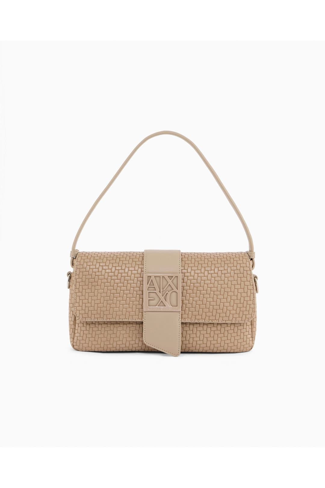 Armani Exchange Armani Exchange Women's Susy Soft Woven Shoulder Sand