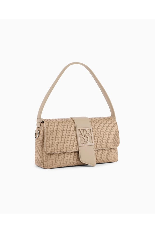 Armani Exchange Armani Exchange Women's Susy Soft Woven Shoulder Sand - 3