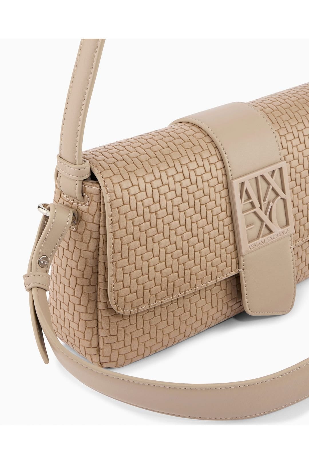 Armani Exchange Armani Exchange Women's Susy Soft Woven Shoulder Sand - 4