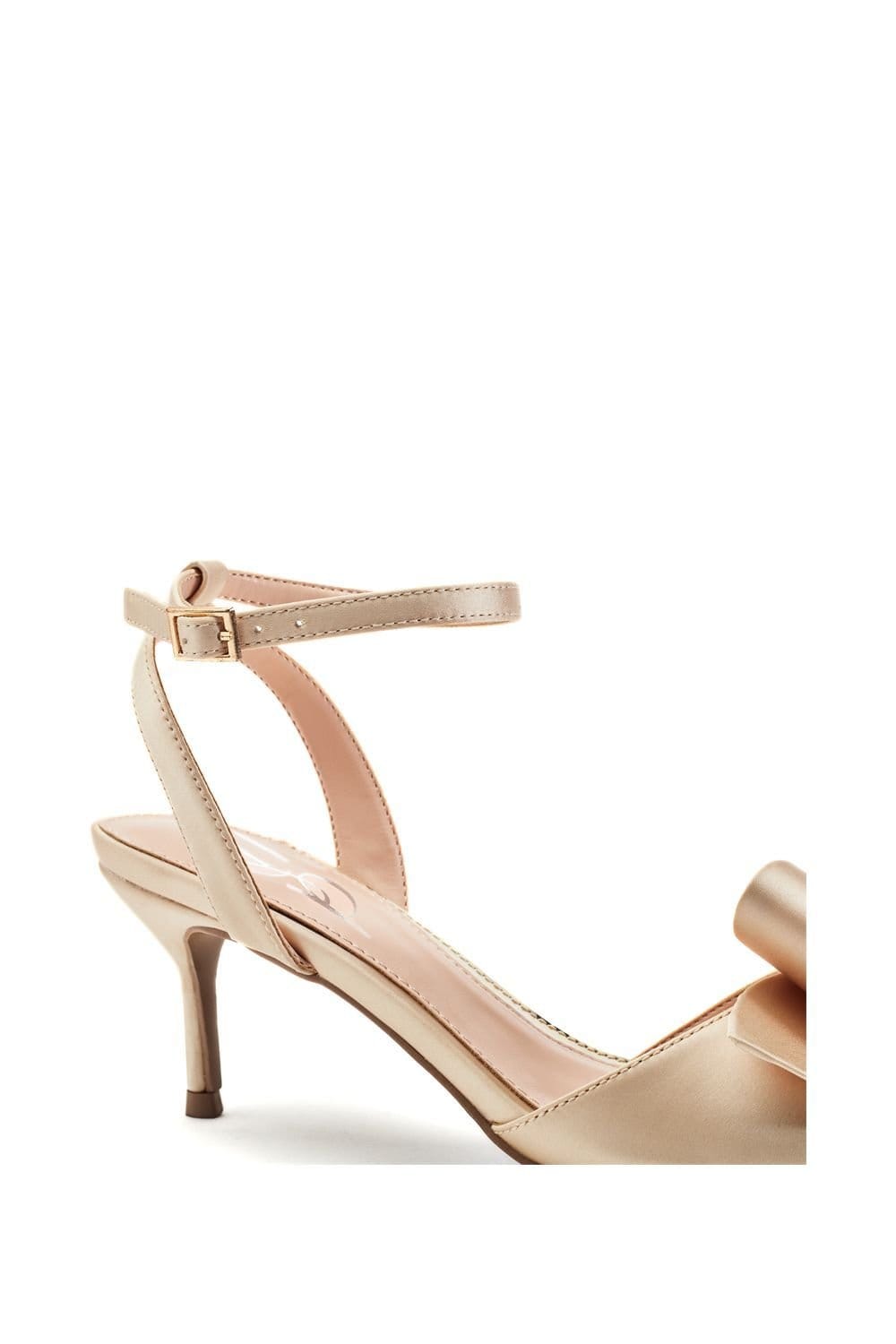Moda In Pelle Moda In Pelle Women's 'Lotty' Satin Heeled Sandals in Gold - 4