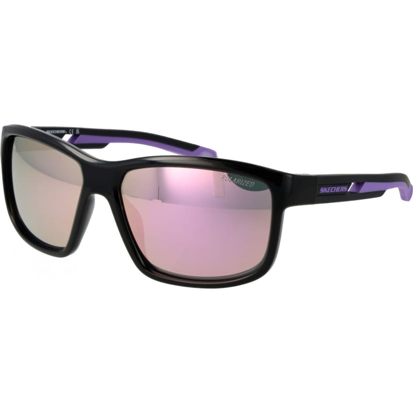 Skechers Skechers Men's SE6363 6001D Square/Rectangle Sunglasses in Black - 1