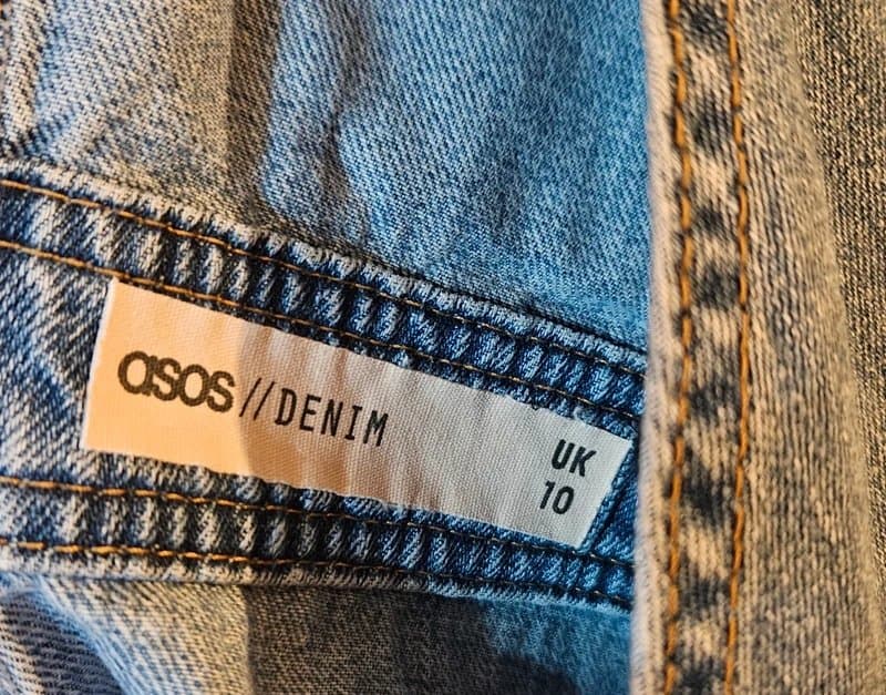 ASOS ASOS Maternity Denim Pinafore Mini Dress