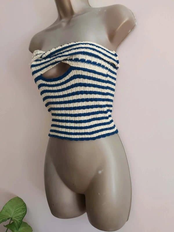 Vintage Dressing Vintage Striped Tube Top 6