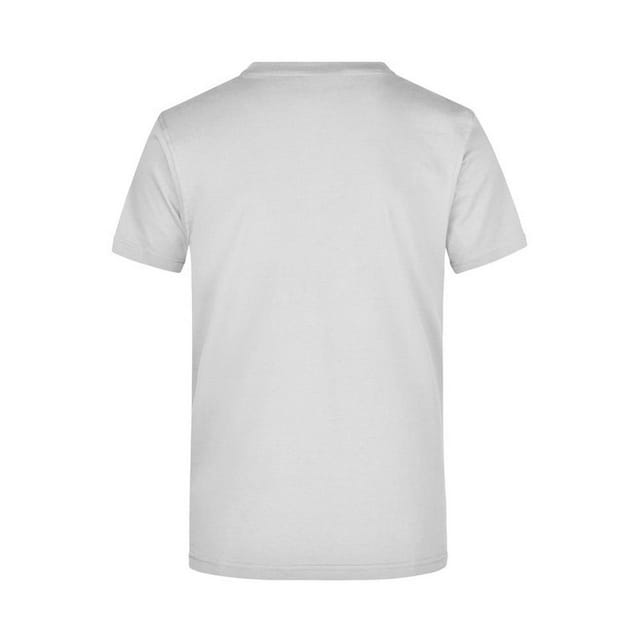 James and Nicholson James and Nicholson Men's Heavyweight Crew Neck T-Shirt in Light Grey - 2