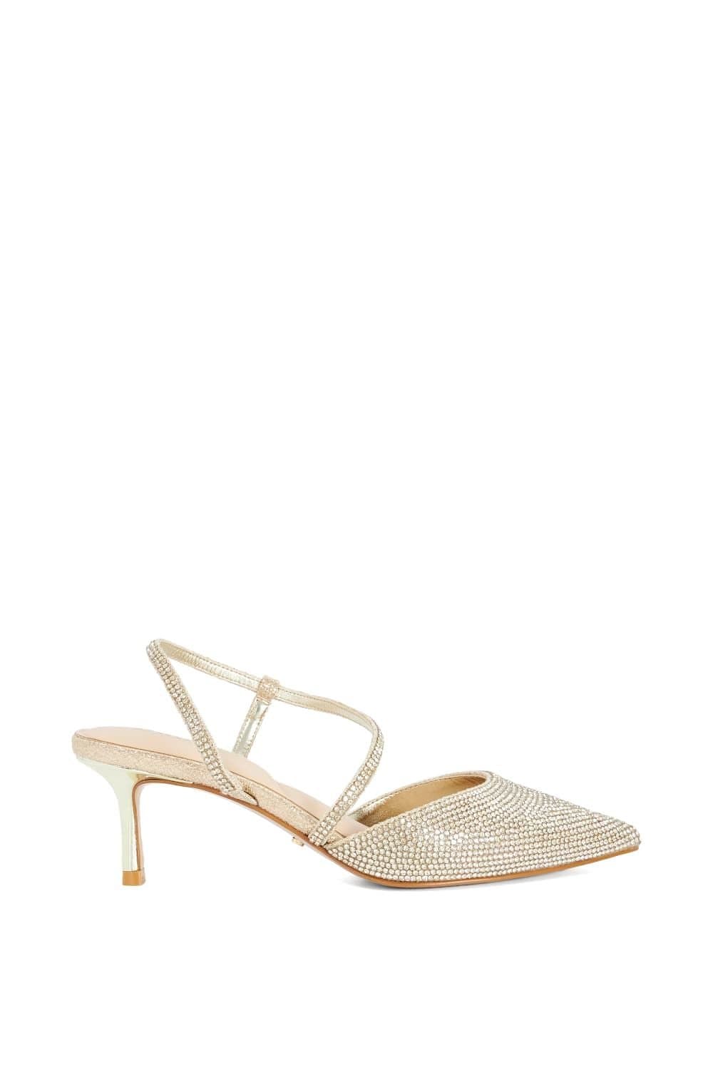 Dune London Dune London Women's 'Competitives' Strappy Heels in Metallics